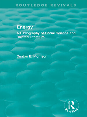 cover image of Routledge Revivals